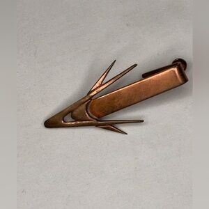 Vintage Mopar Copper tone Arrow Tie Clip
